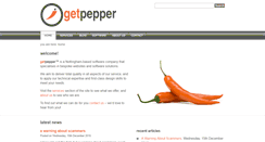 Desktop Screenshot of getpepper.com