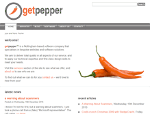 Tablet Screenshot of getpepper.com